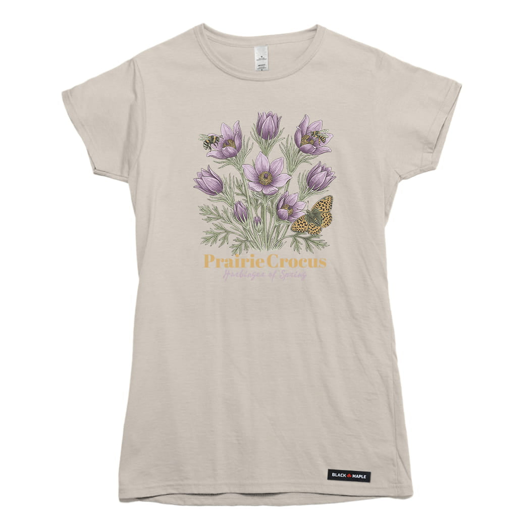 Prairie Crocus Wildflower T-shirt