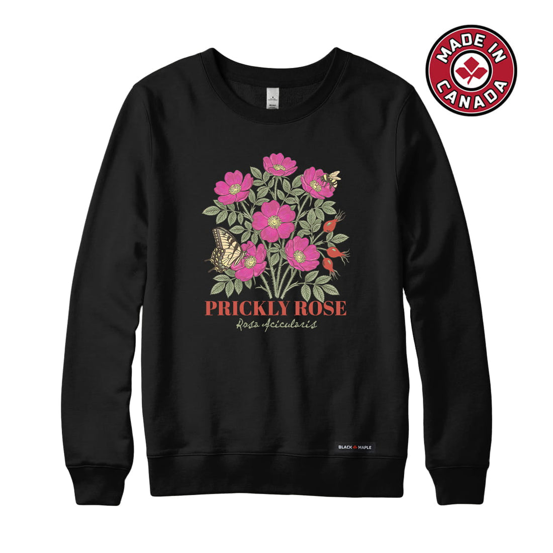 Prickly Rose Wildflower Sweatshirt