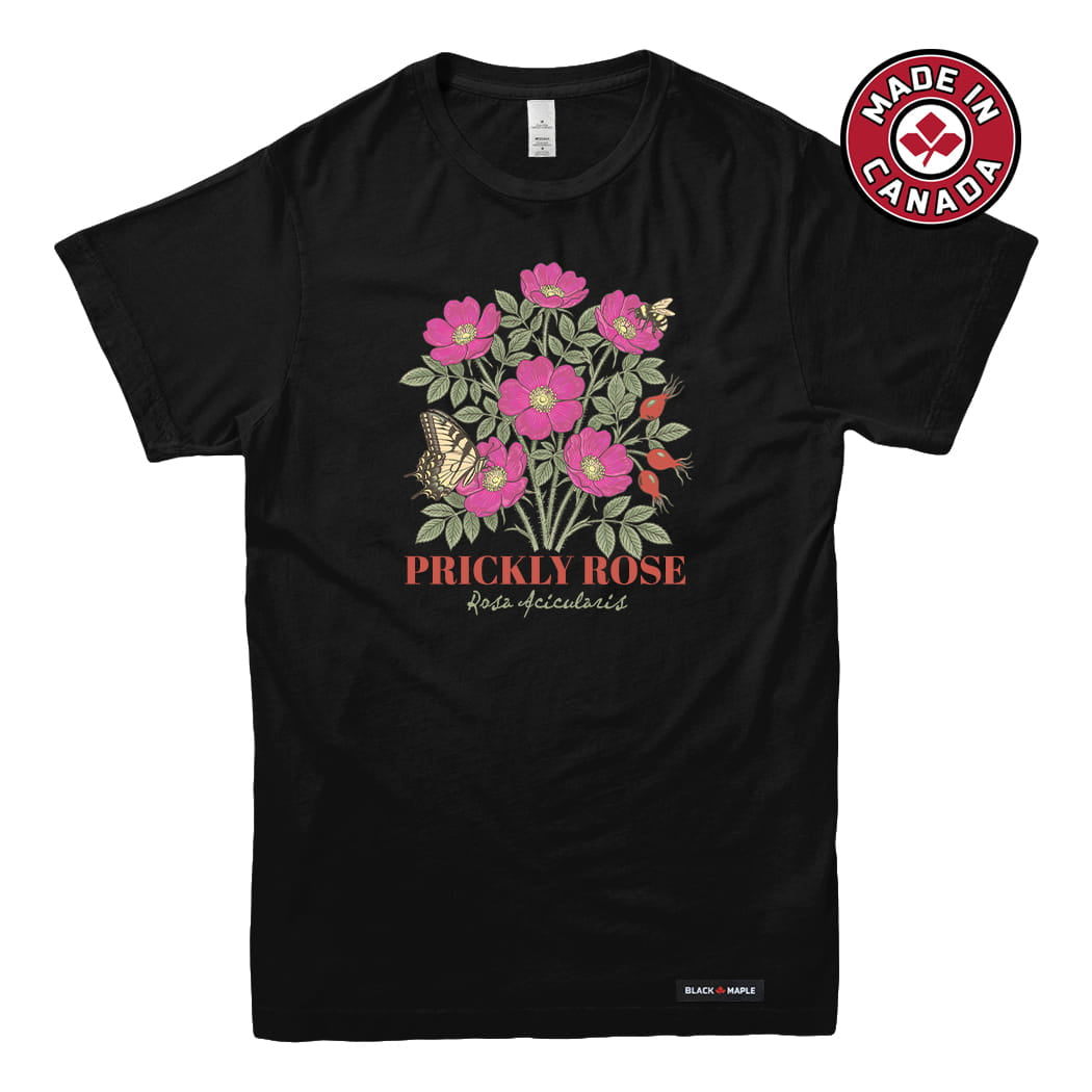 Prickly Rose Wildflower T-shirt