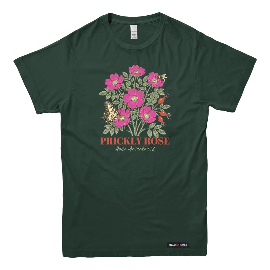 Prickly Rose Wildflower T-shirt