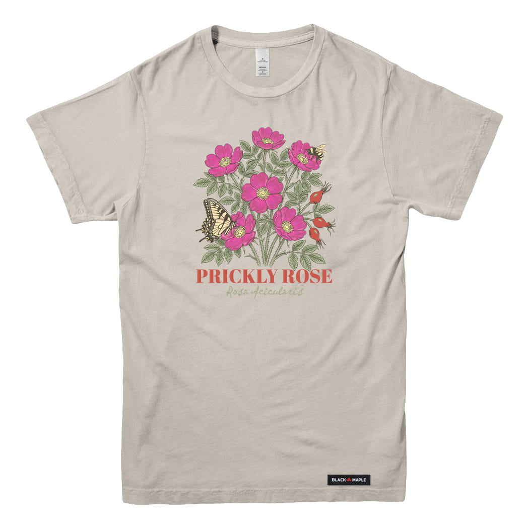 Prickly Rose Wildflower T-shirt