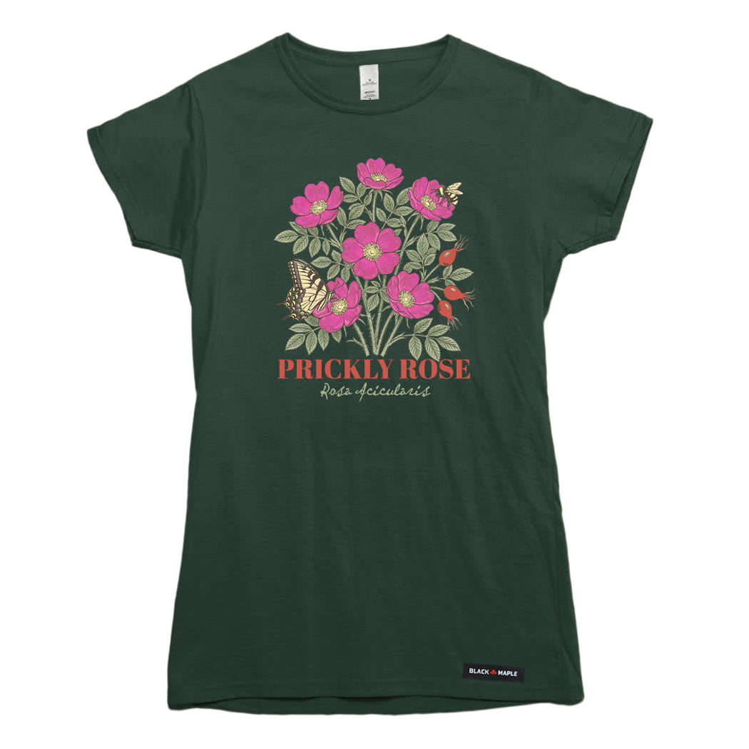 Prickly Rose Wildflower T-shirt