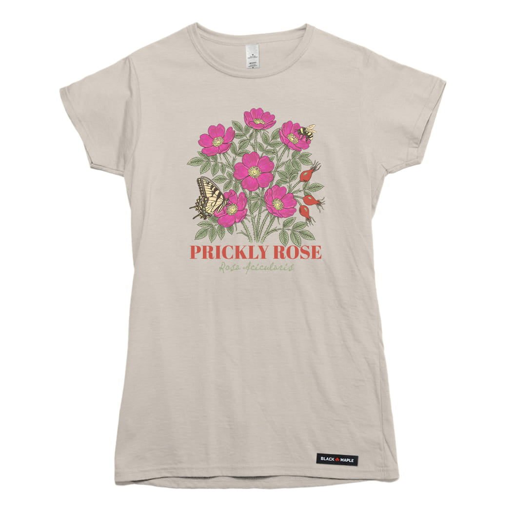 Prickly Rose Wildflower T-shirt