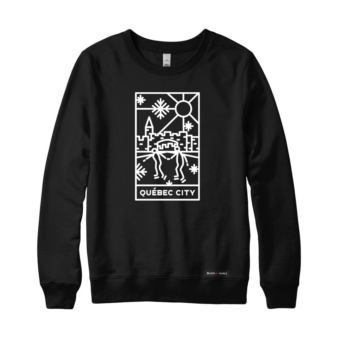 Quebec City Stained Glass Sweatshirt