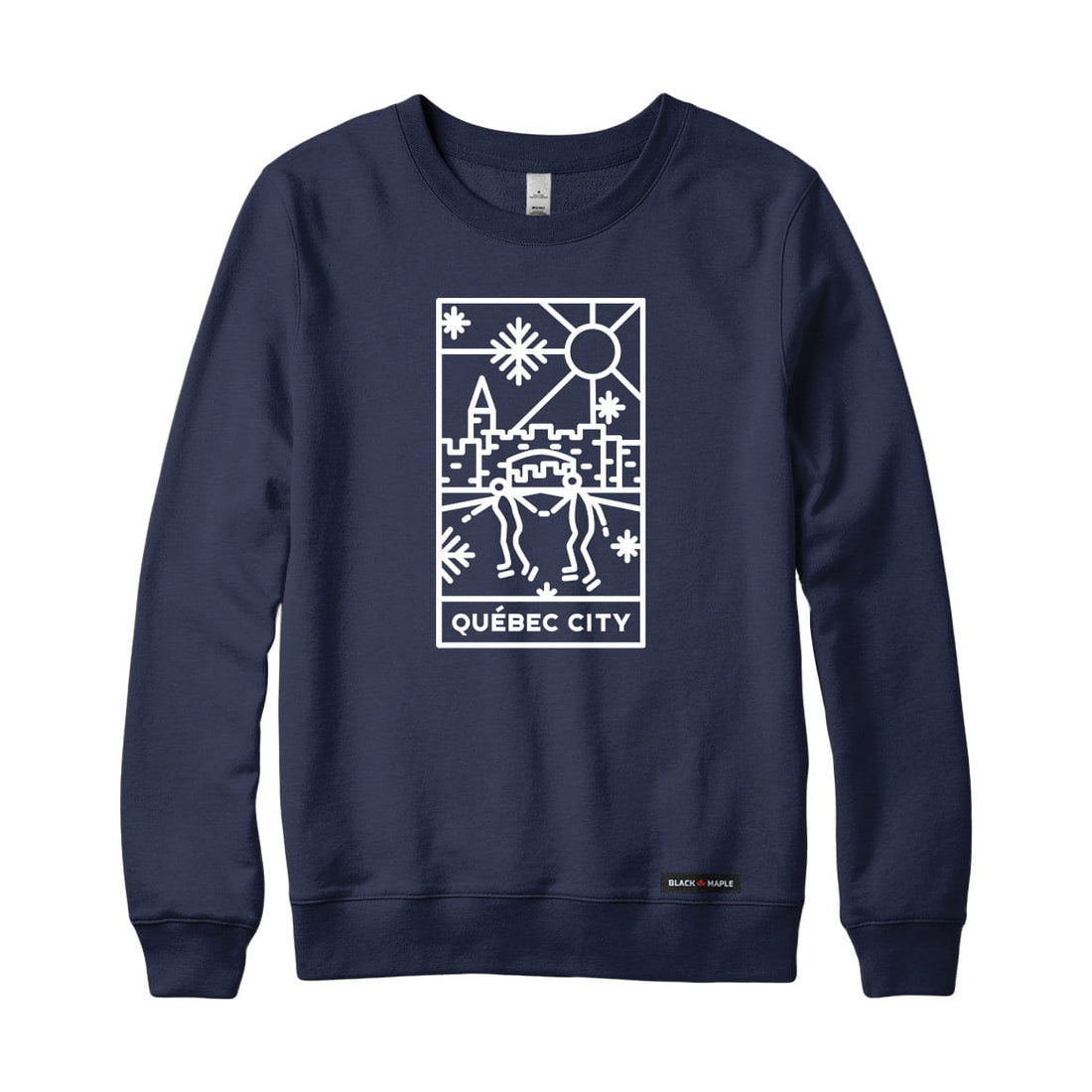 Quebec City Stained Glass Sweatshirt