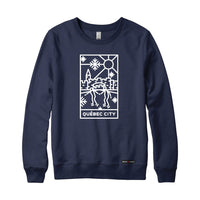 Quebec City Stained Glass Sweatshirt