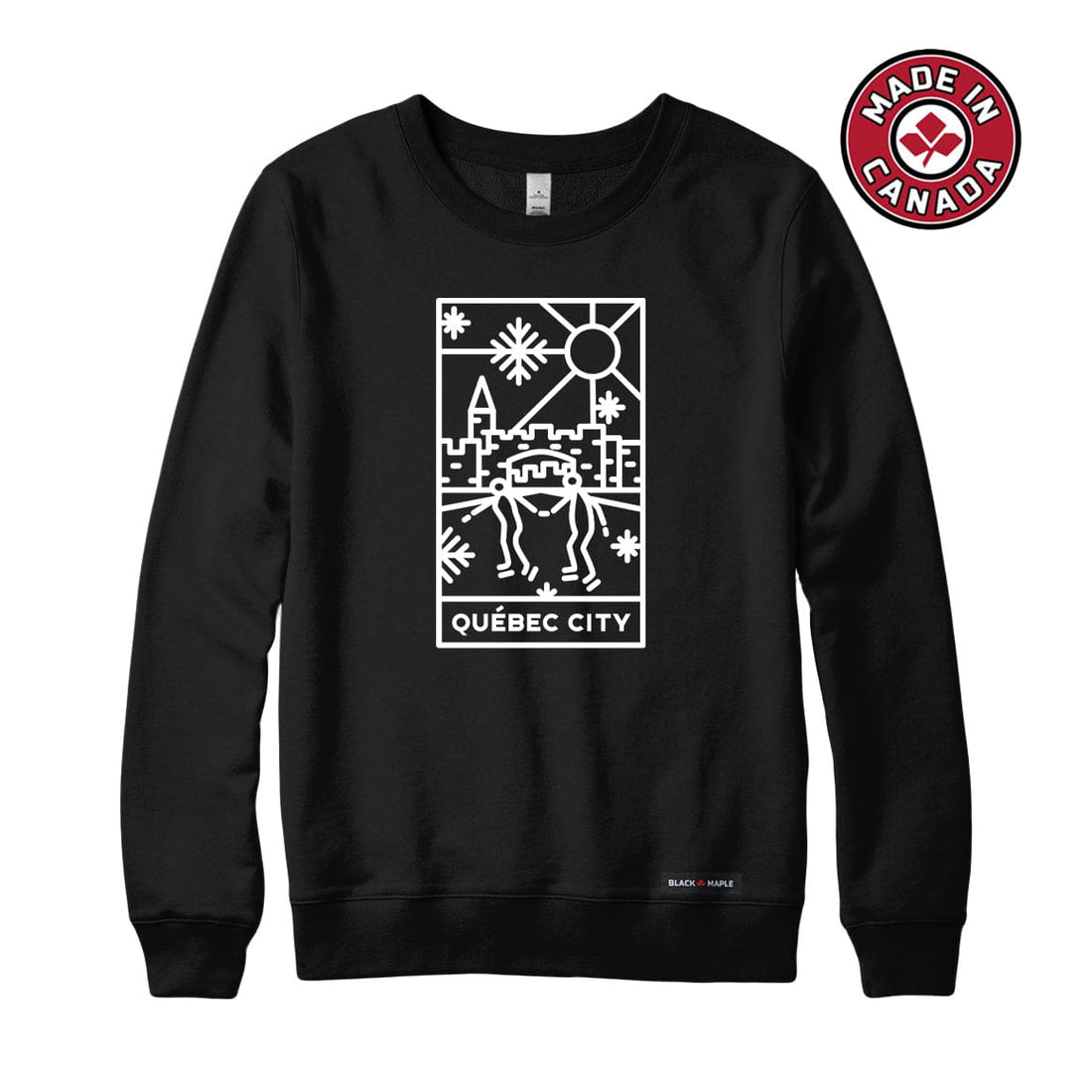Quebec City Stained Glass Sweatshirt