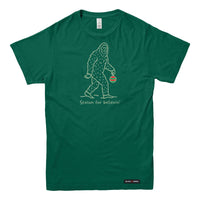 Season for Believin Christmas Sasquatch Mens T-shirt