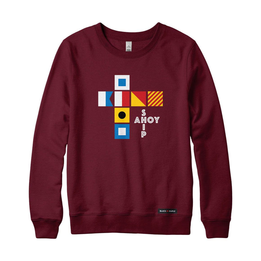 Ship Ahoy Signal Flags Sweatshirt or Hoodie