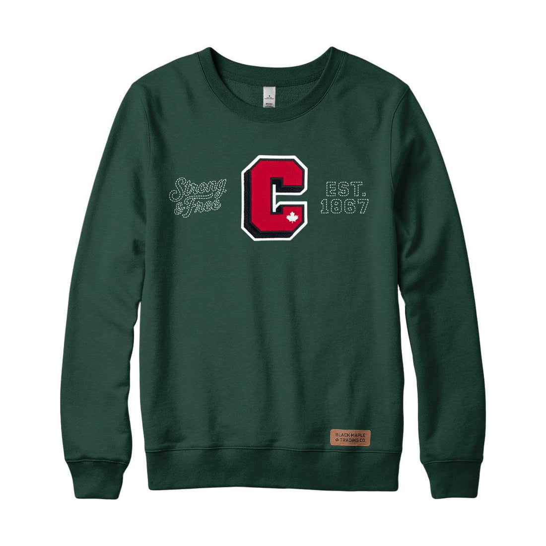 Strong and Free Heritage Letter C Crewneck Sweatshirt