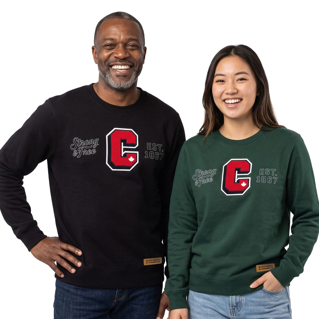 Strong and Free Heritage Letter C Crewneck Sweatshirt