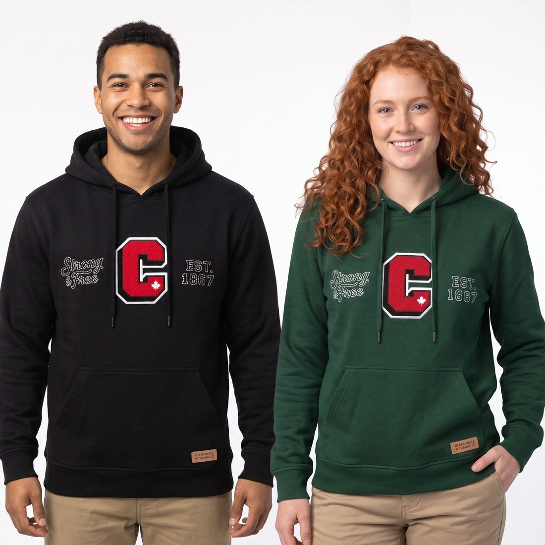 Strong and Free Heritage Letter C Hoodie