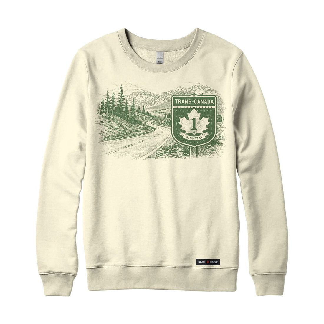 Trans-Canada Highway Mountain Scenic Road Trip Sweatshirt or Hoodie