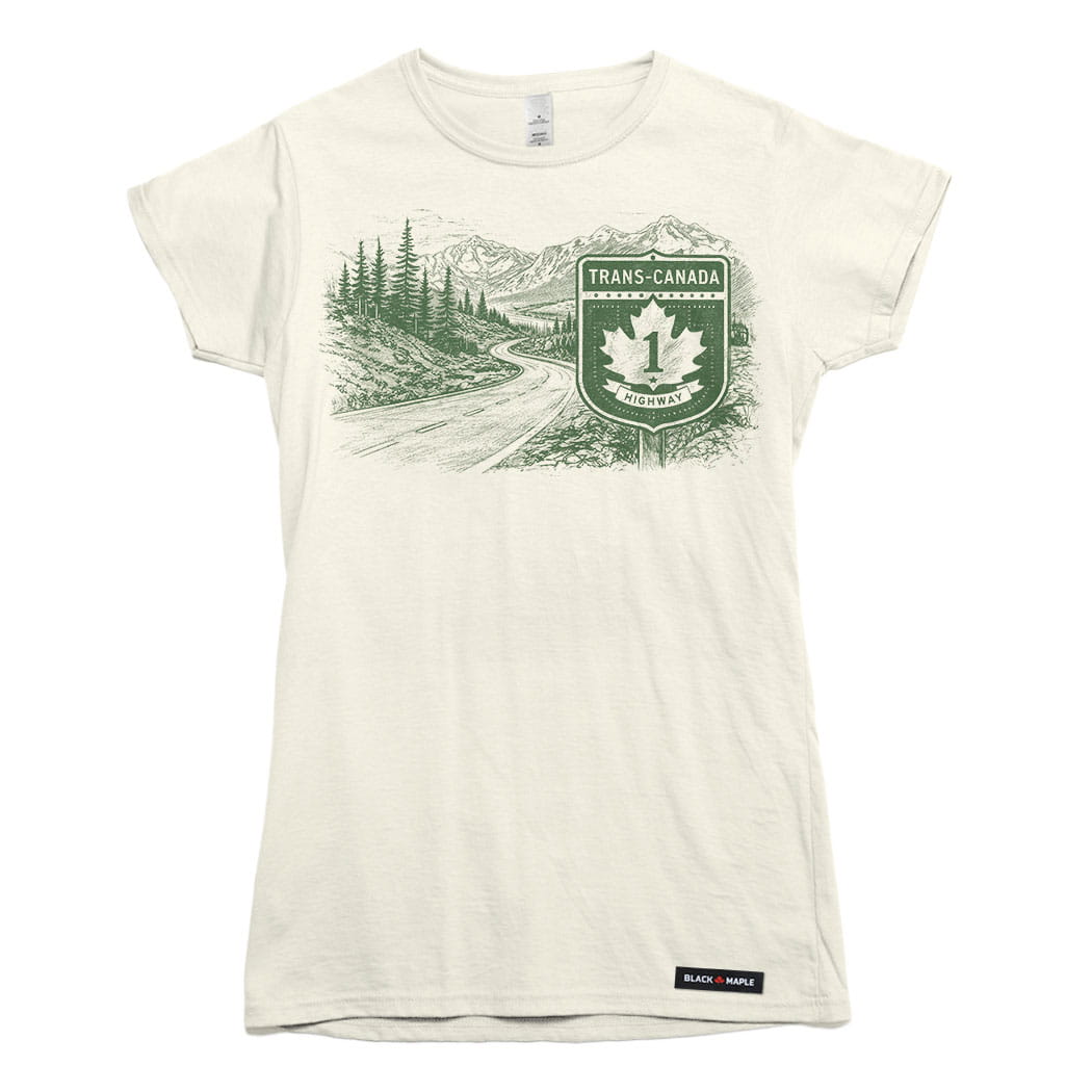 Trans-Canada Highway Mountain Scenic Road Trip T-shirt