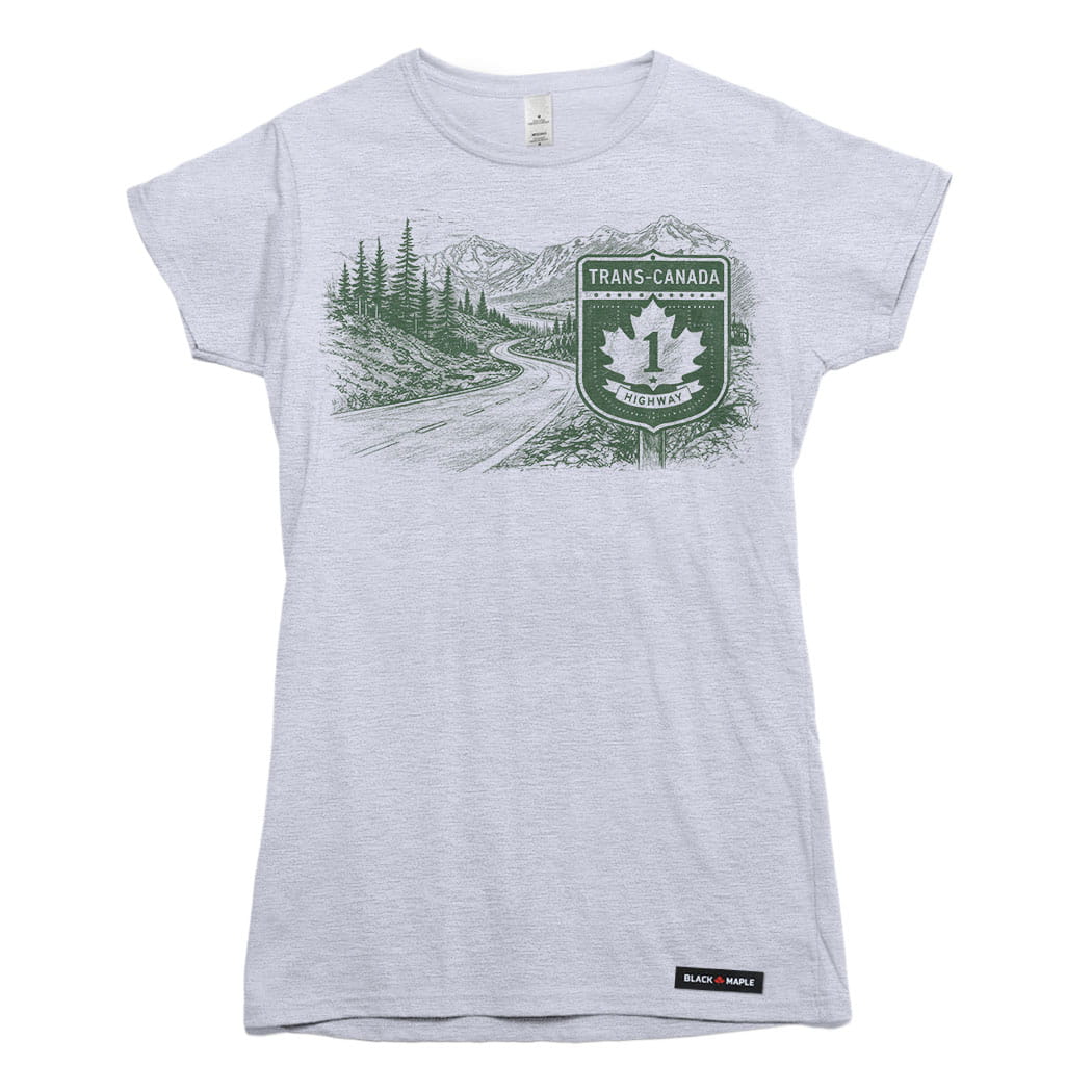 Trans-Canada Highway Mountain Scenic Road Trip T-shirt