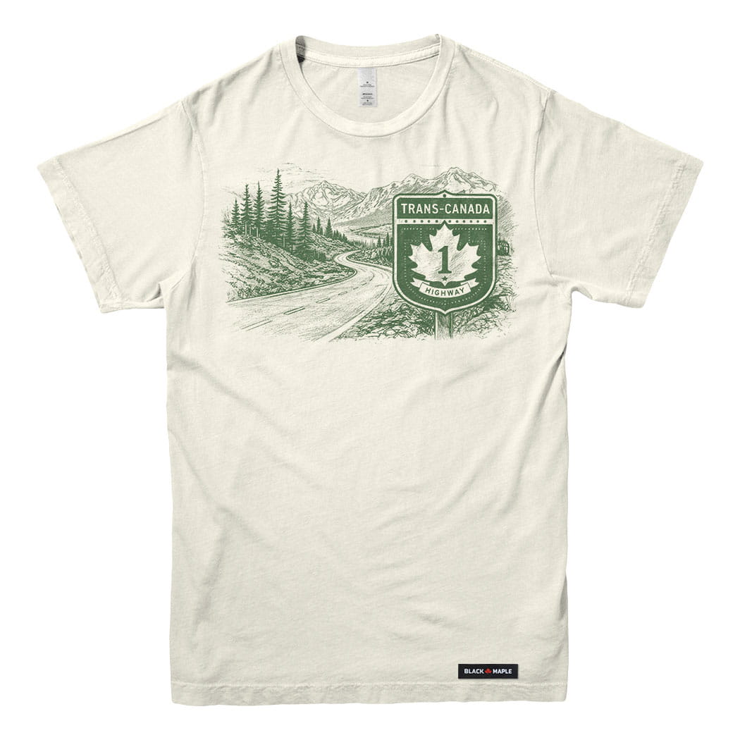 Trans-Canada Highway Mountain Scenic Road Trip T-shirt