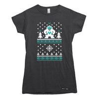 Ugly Christmas Sweater Faux-Knit Yeti T-shirt