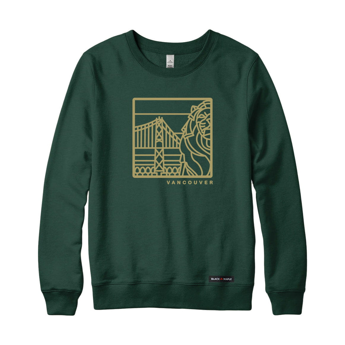 Vancouver Stained Glass Landmark Sweatshirt or Hoodie