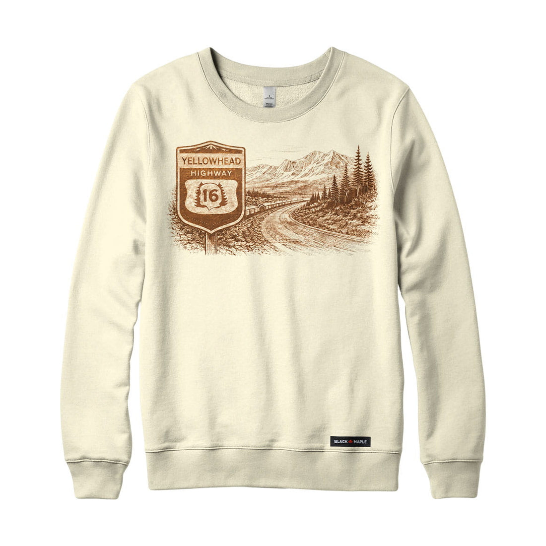 Yellowhead Highway Western Road Trip Sweatshirt or Hoodie