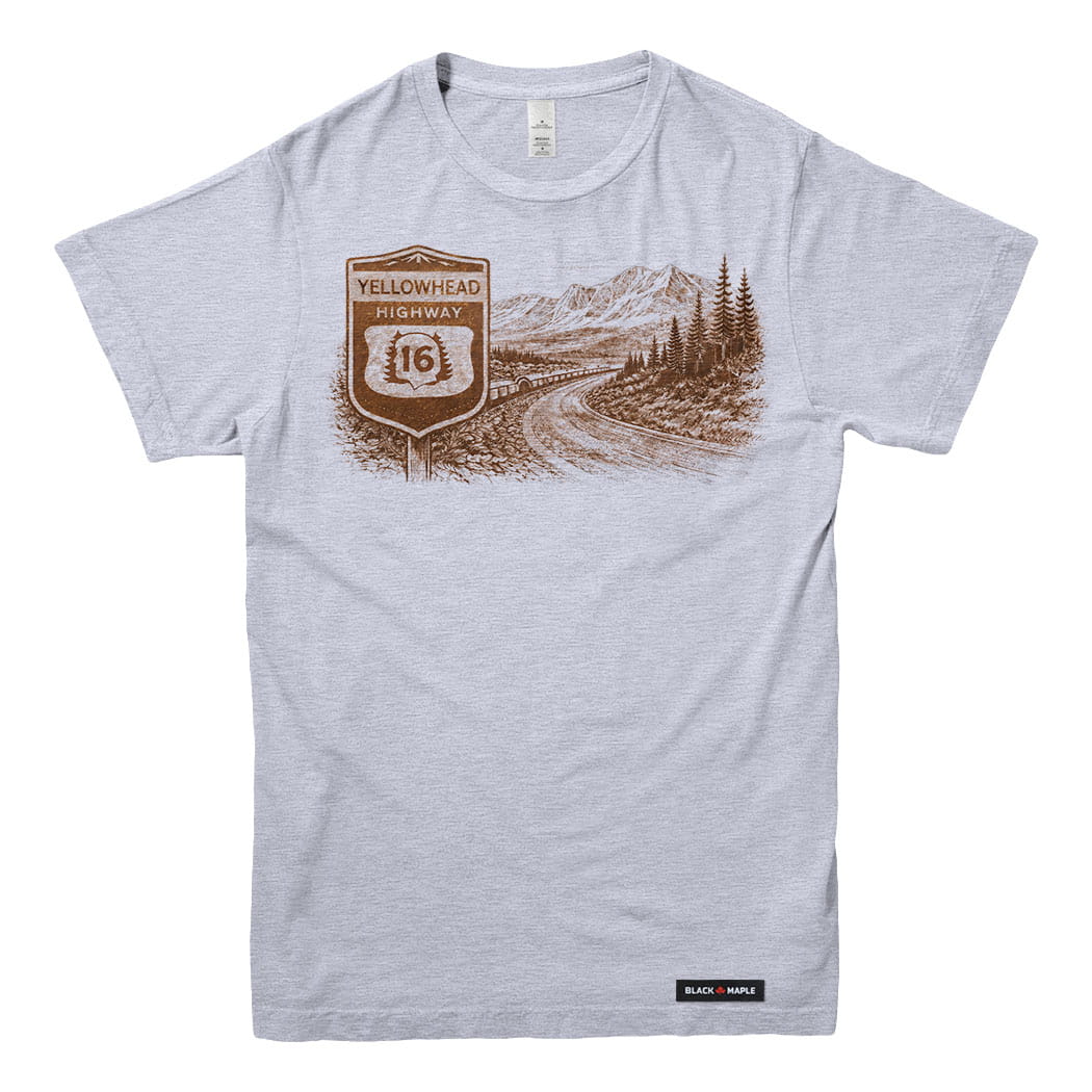 Yellowhead Highway Western Road Trip T-shirt