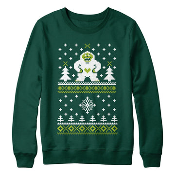 Happy Yeti Ugly Christmas Crewneck Sweatshirt