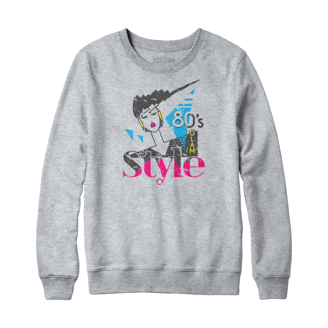 Sweat-shirt et sweat à capuche style glam des années 80