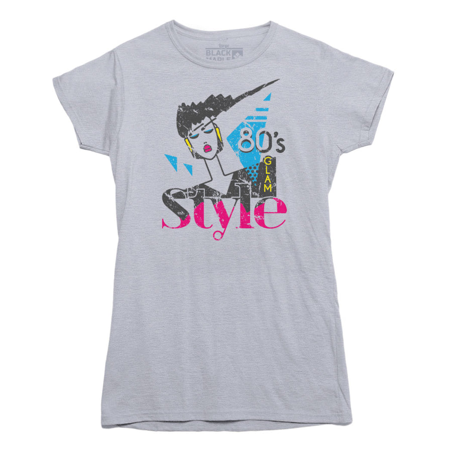 80s Glam Style T-shirt