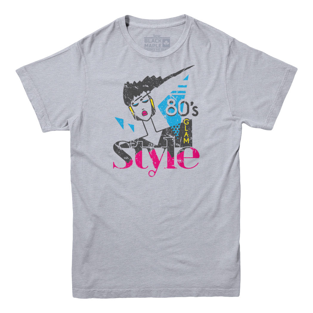 80s Glam Style T-shirt