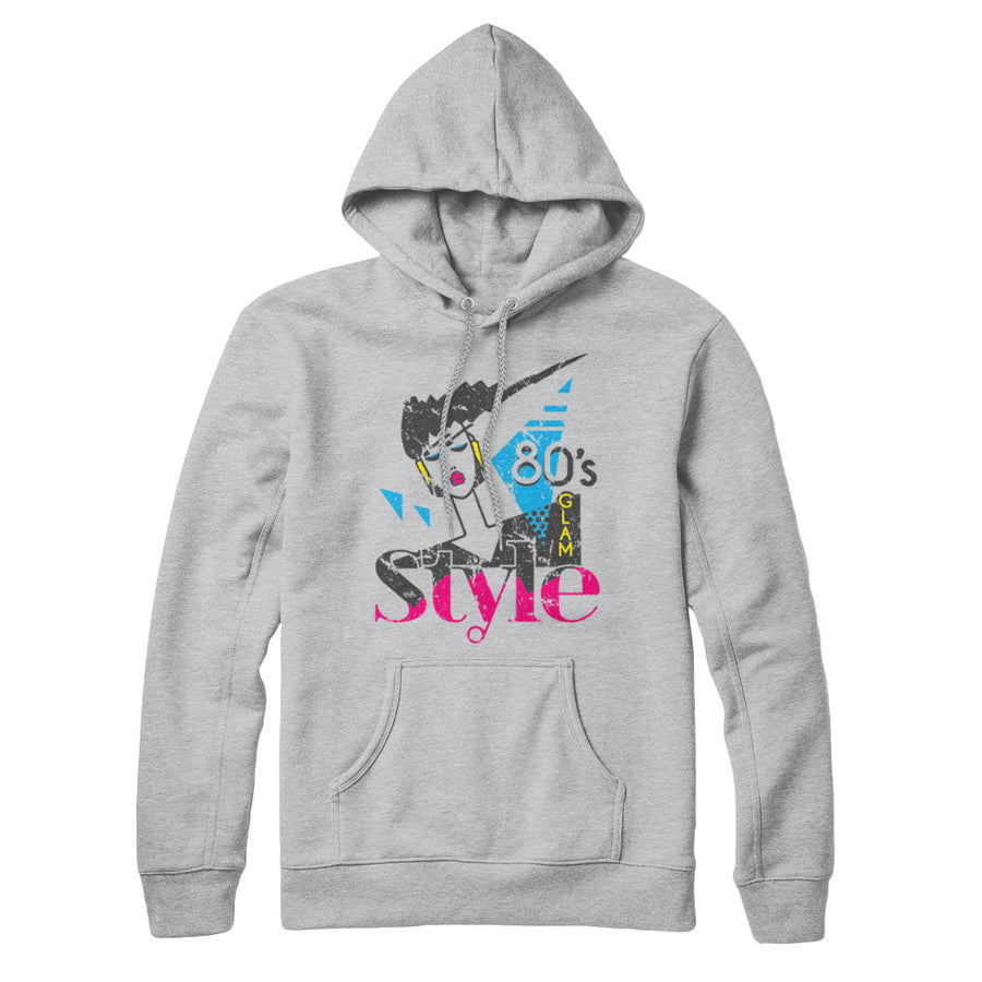 Sweat-shirt et sweat à capuche style glam des années 80