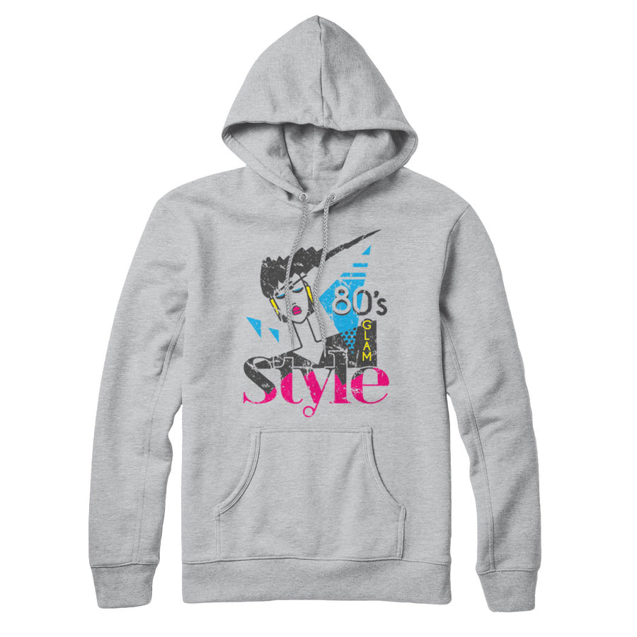 Sweat-shirt et sweat à capuche style glam des années 80