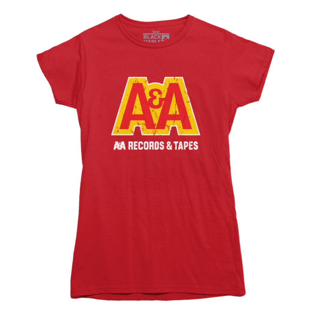 A&amp;A Records T-shirt à logo rétro