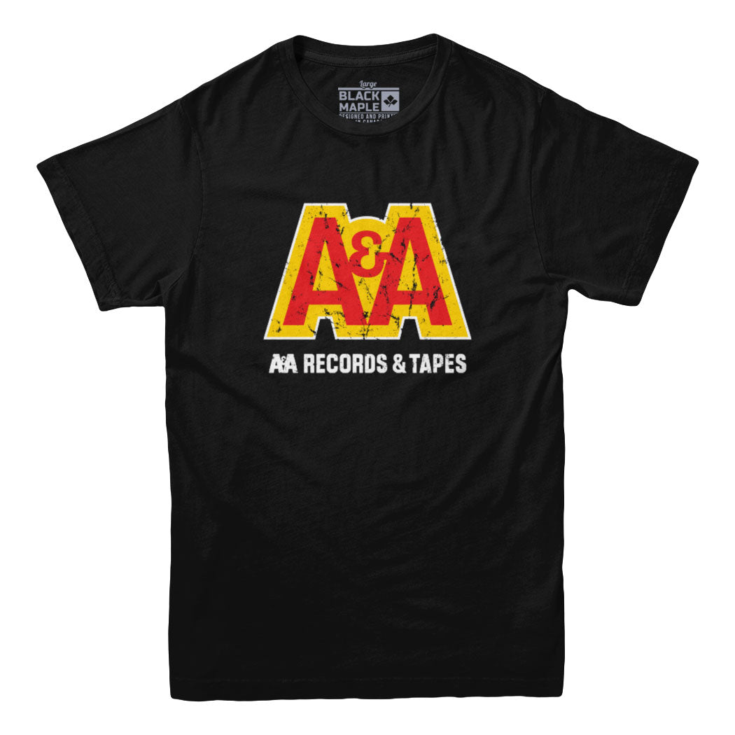 A&amp;A Records T-shirt à logo rétro