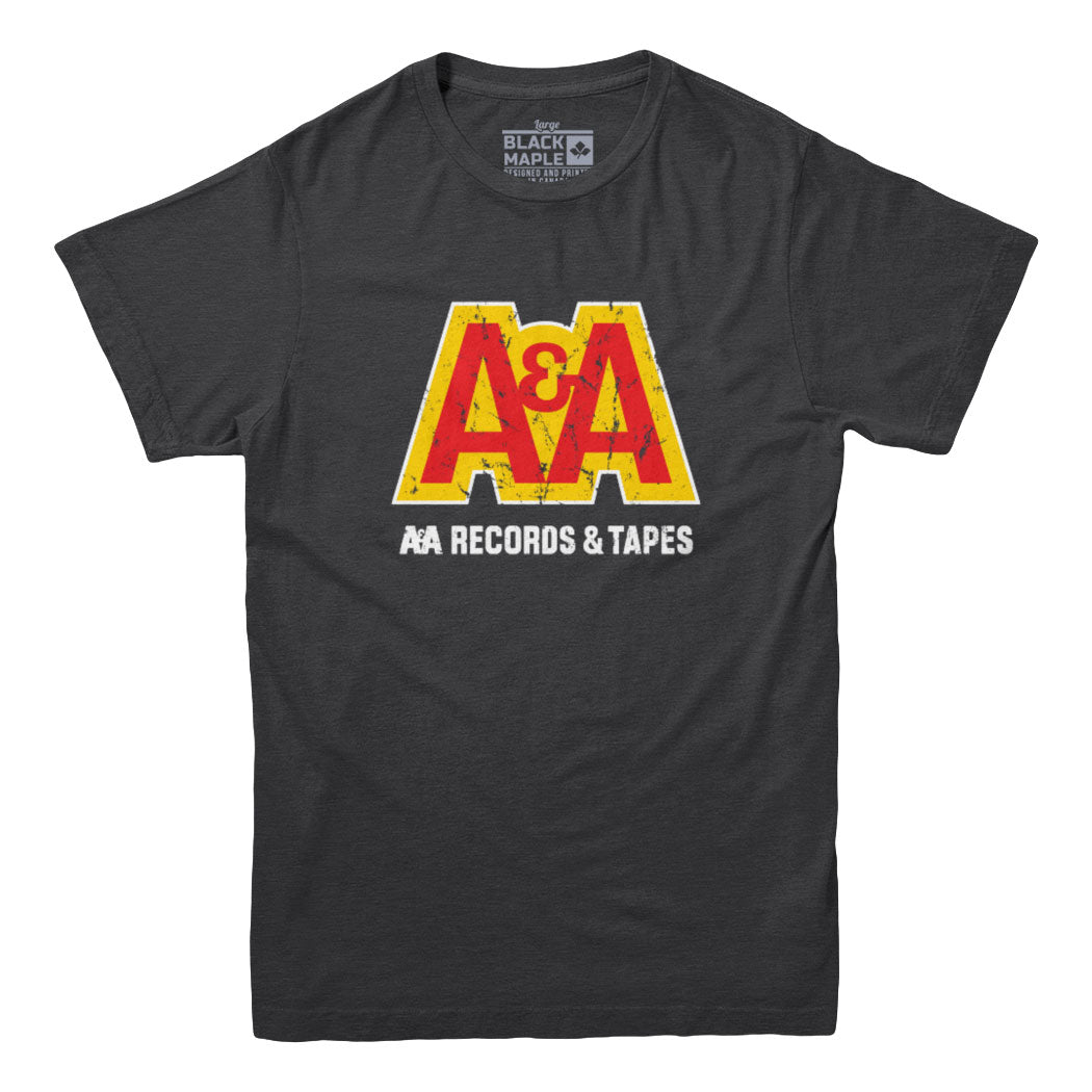 A&amp;A Records T-shirt à logo rétro