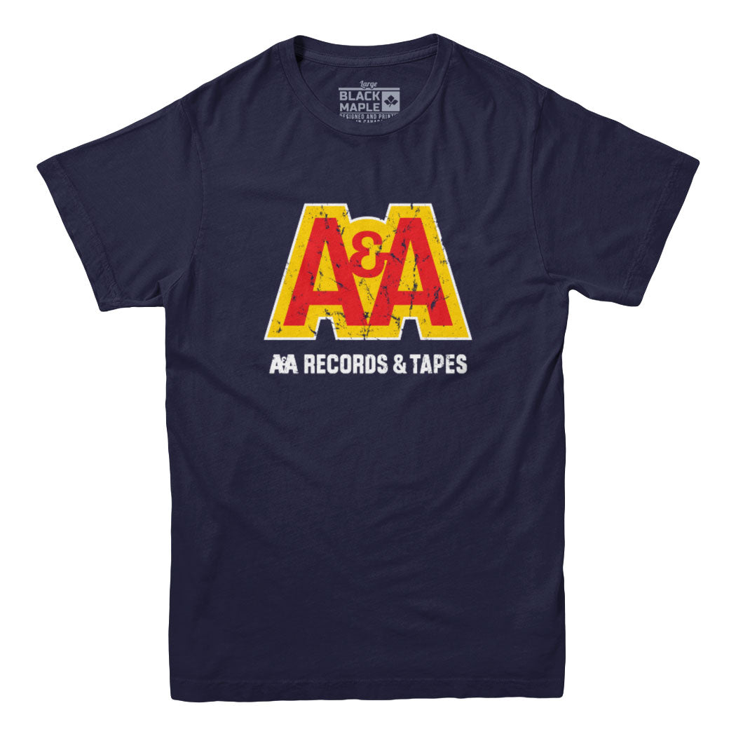 A&amp;A Records T-shirt à logo rétro