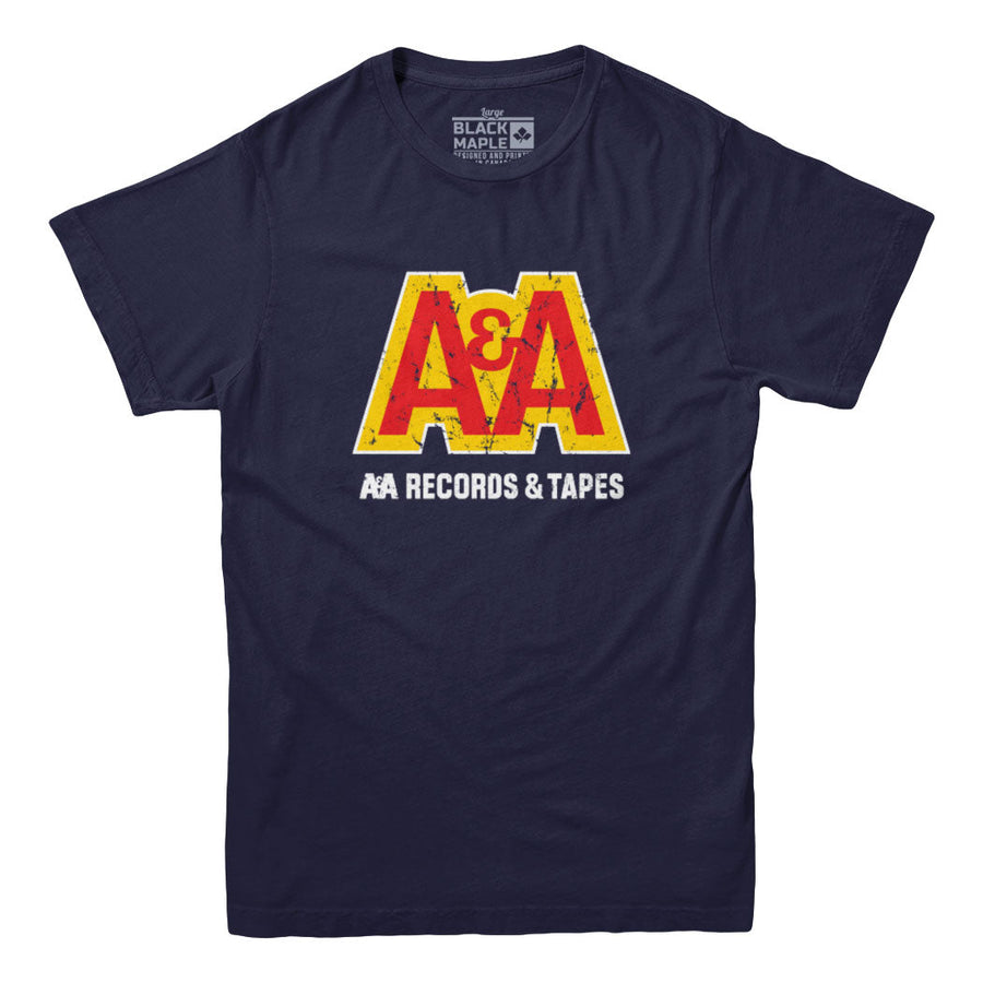 A&amp;A Records T-shirt à logo rétro