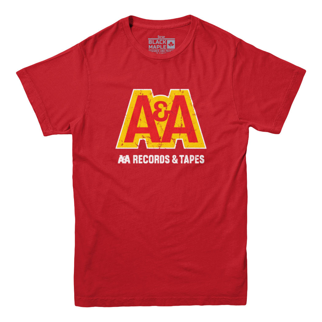 A&amp;A Records T-shirt à logo rétro