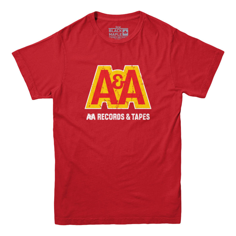 A&amp;A Records T-shirt à logo rétro