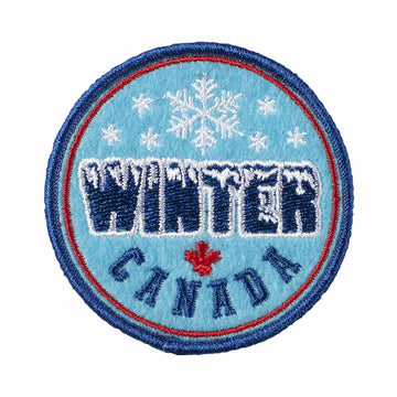Écusson thermocollant hiver Canada