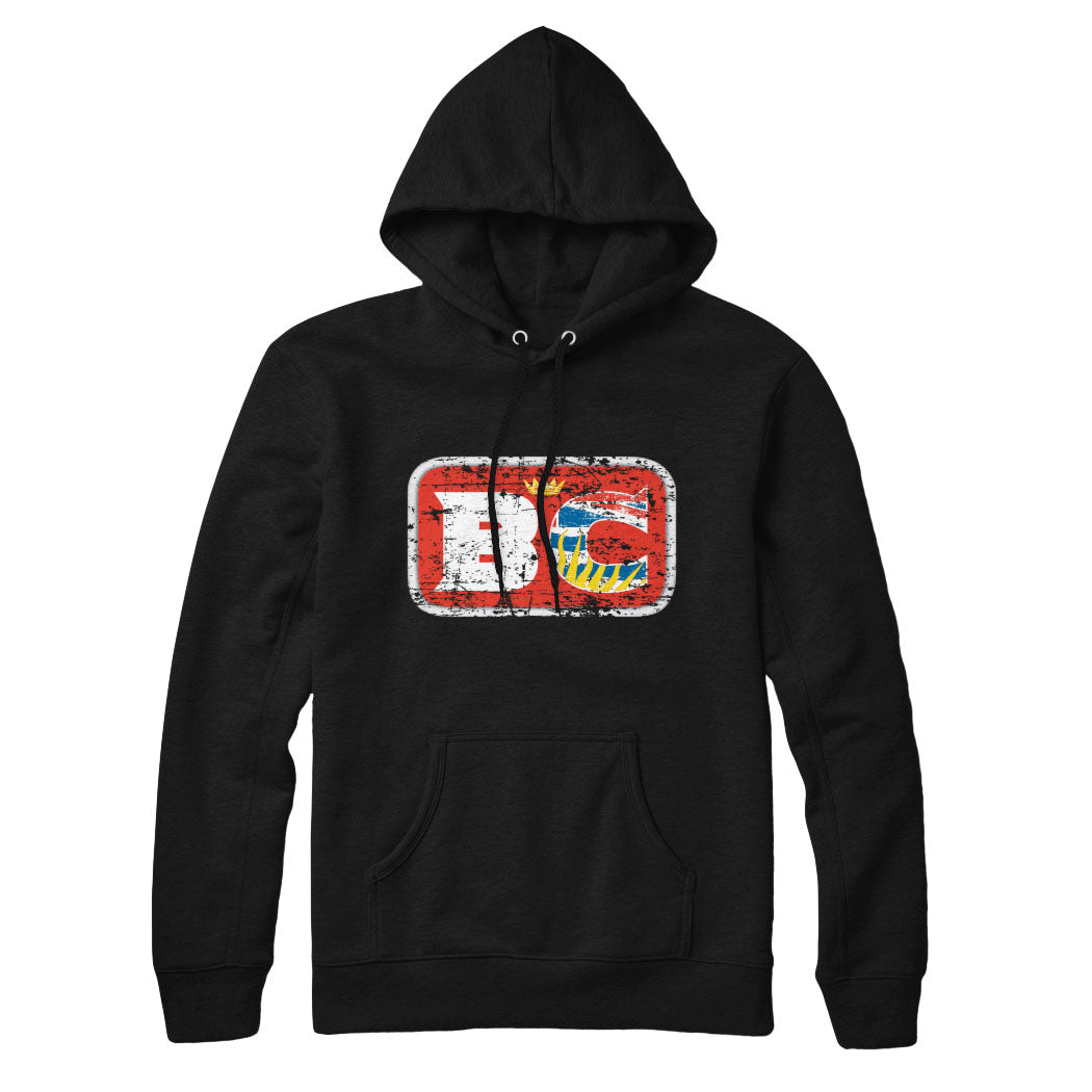 British Columbia Distressed Acronym Sweatshirt Hoodie