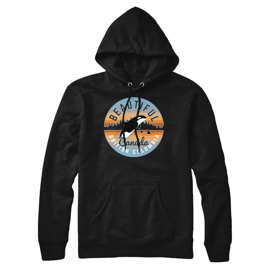 Beautiful British Columbia Whale Sweatshirt Hoodie