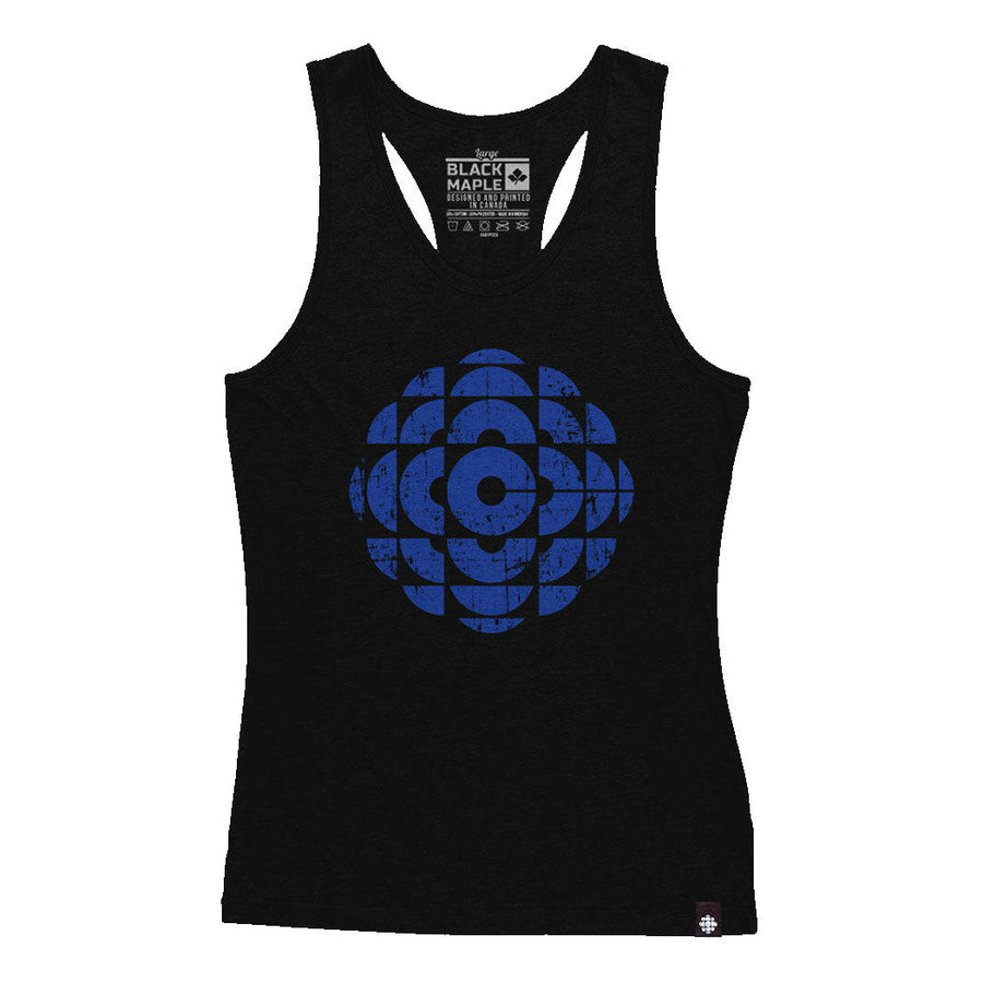 Débardeur vintage à logo bleu CBC