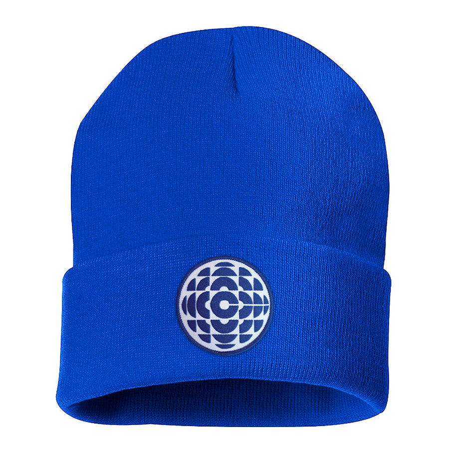 CBC Blue Gem Logo Royal Blue Cuff Tuque