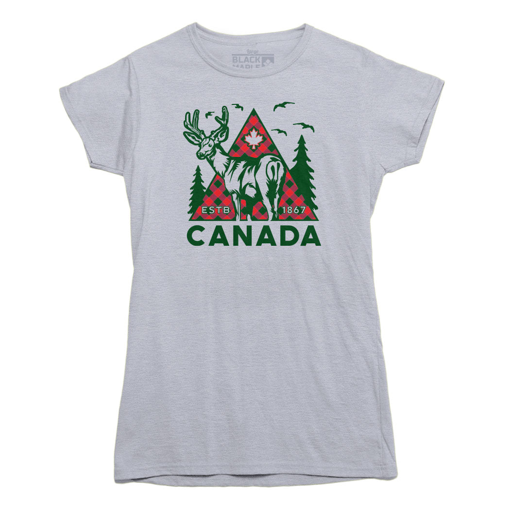 T-shirt cerf du Canada