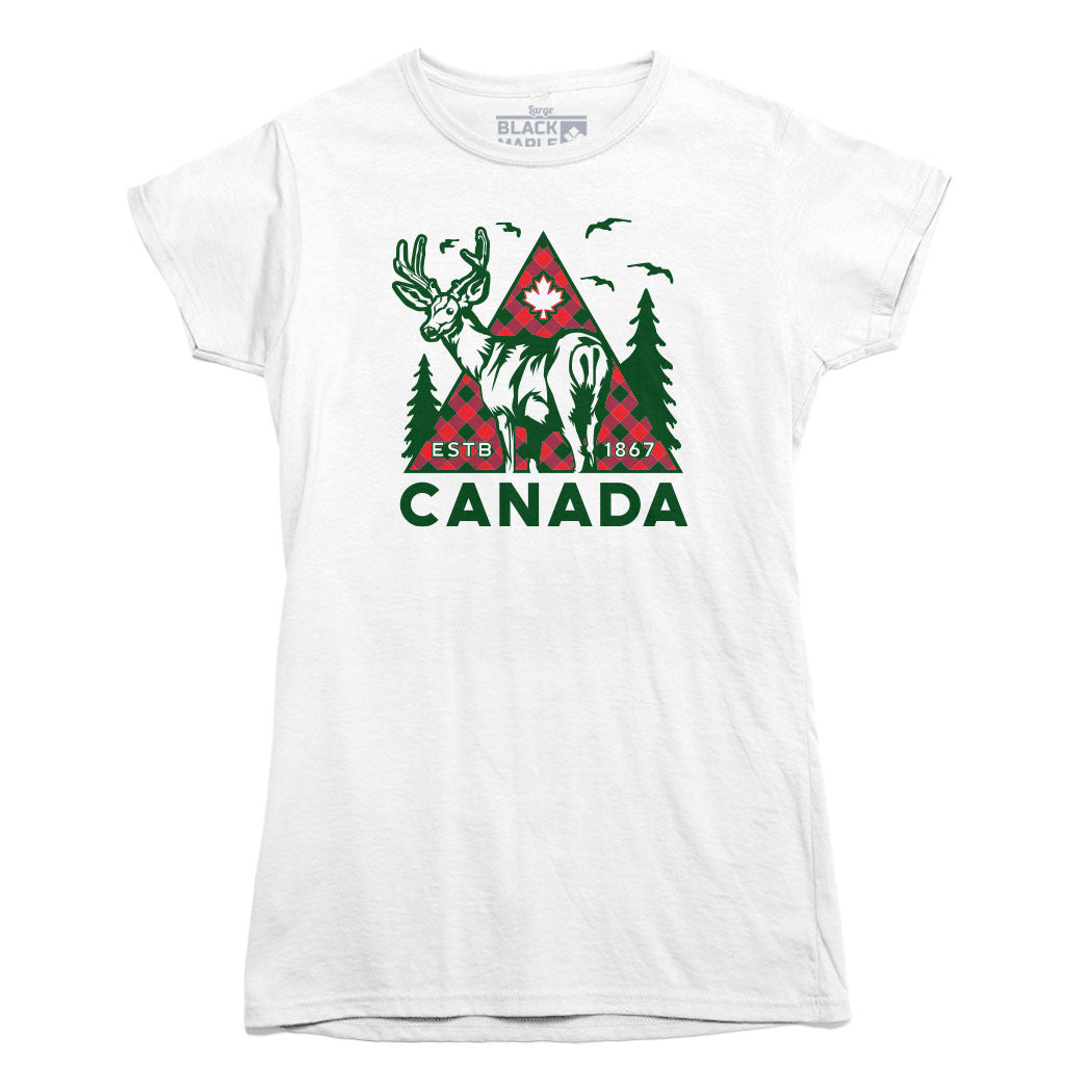 T-shirt cerf du Canada