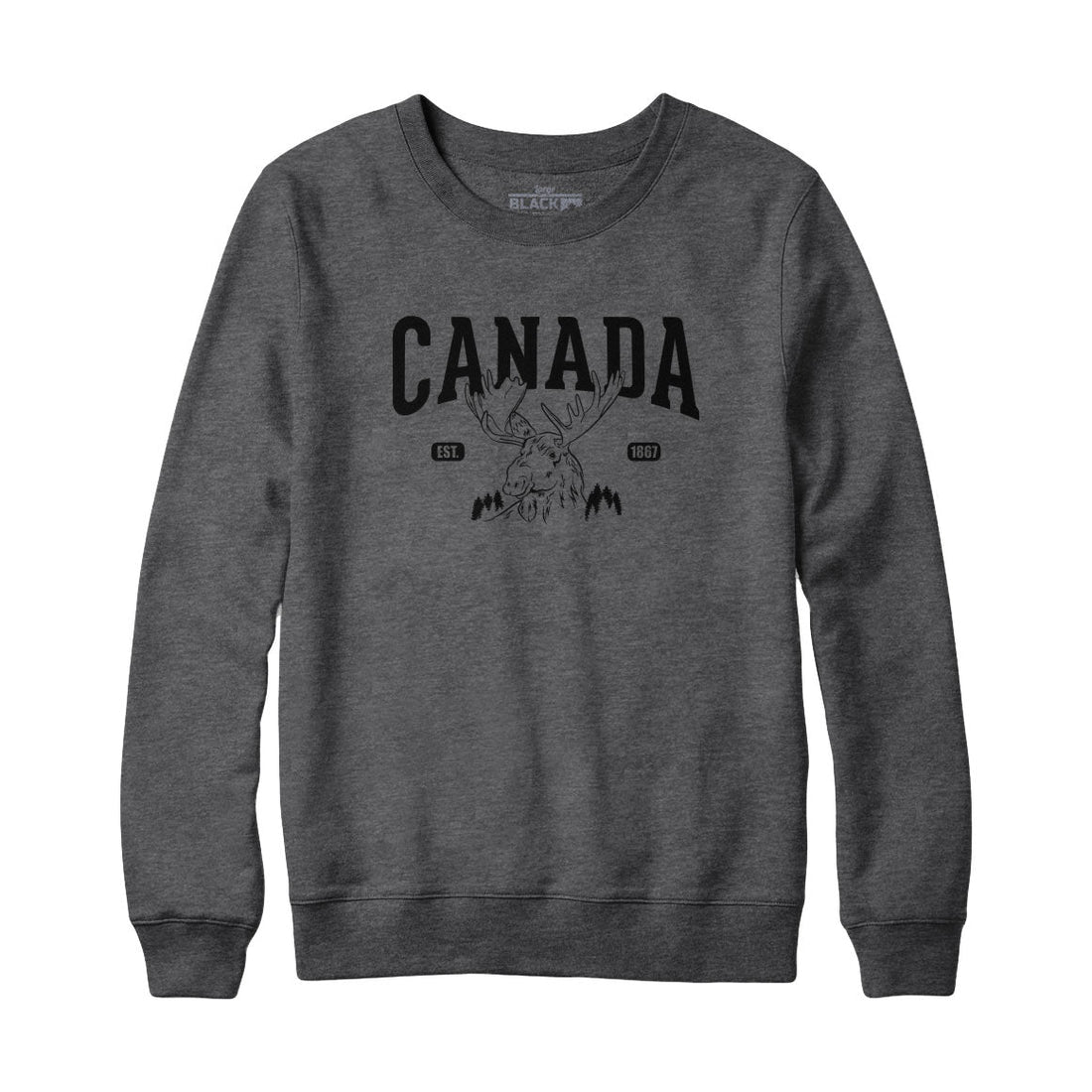 Canada Moose Est 1867 Sweat à capuche