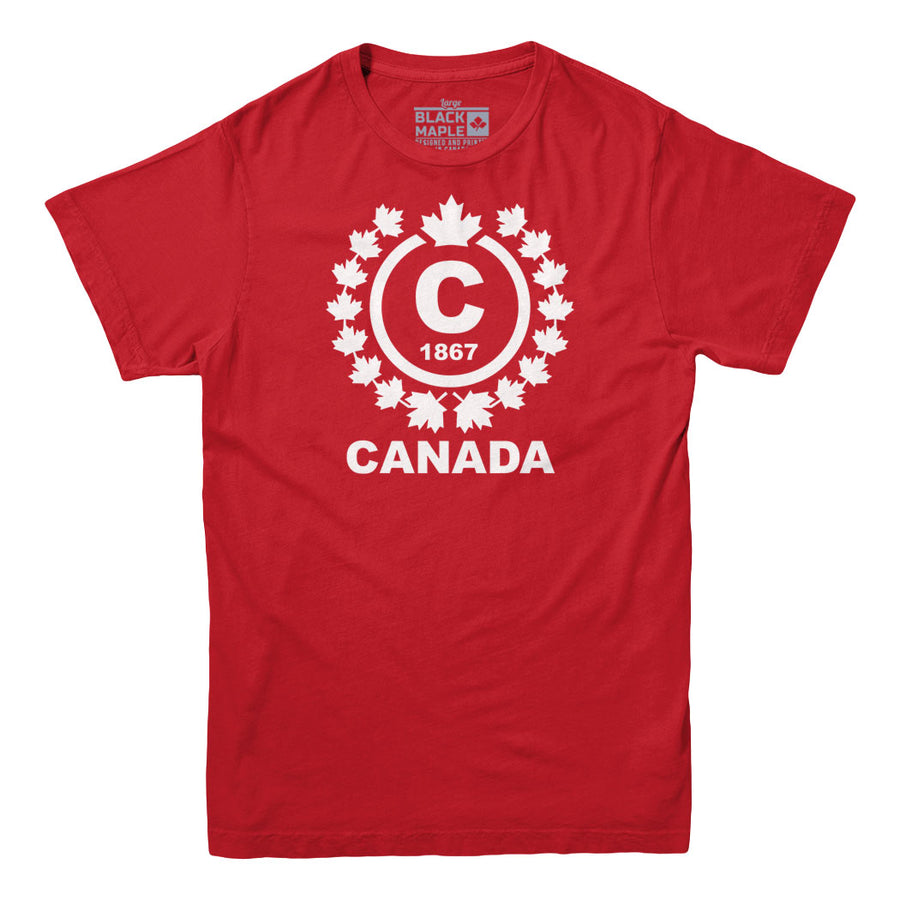T-shirt à écusson du Canada
