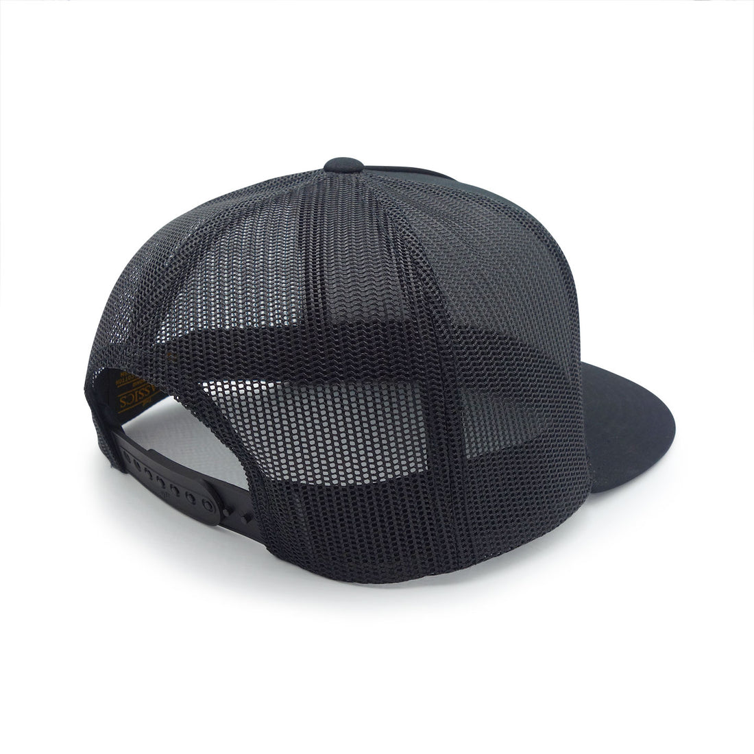 Canada Moose and Goose Black Flat Brim Trucker Cap