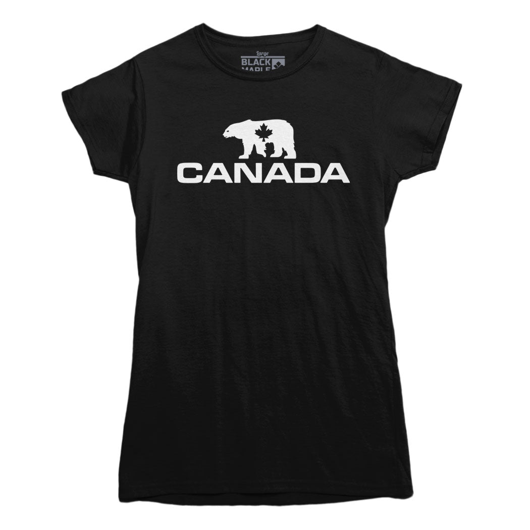 T-shirt à motif d'ours polaire du Canada