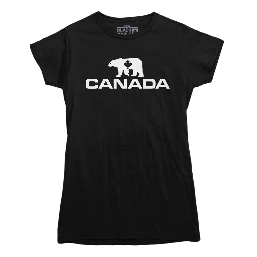 T-shirt à motif d'ours polaire du Canada