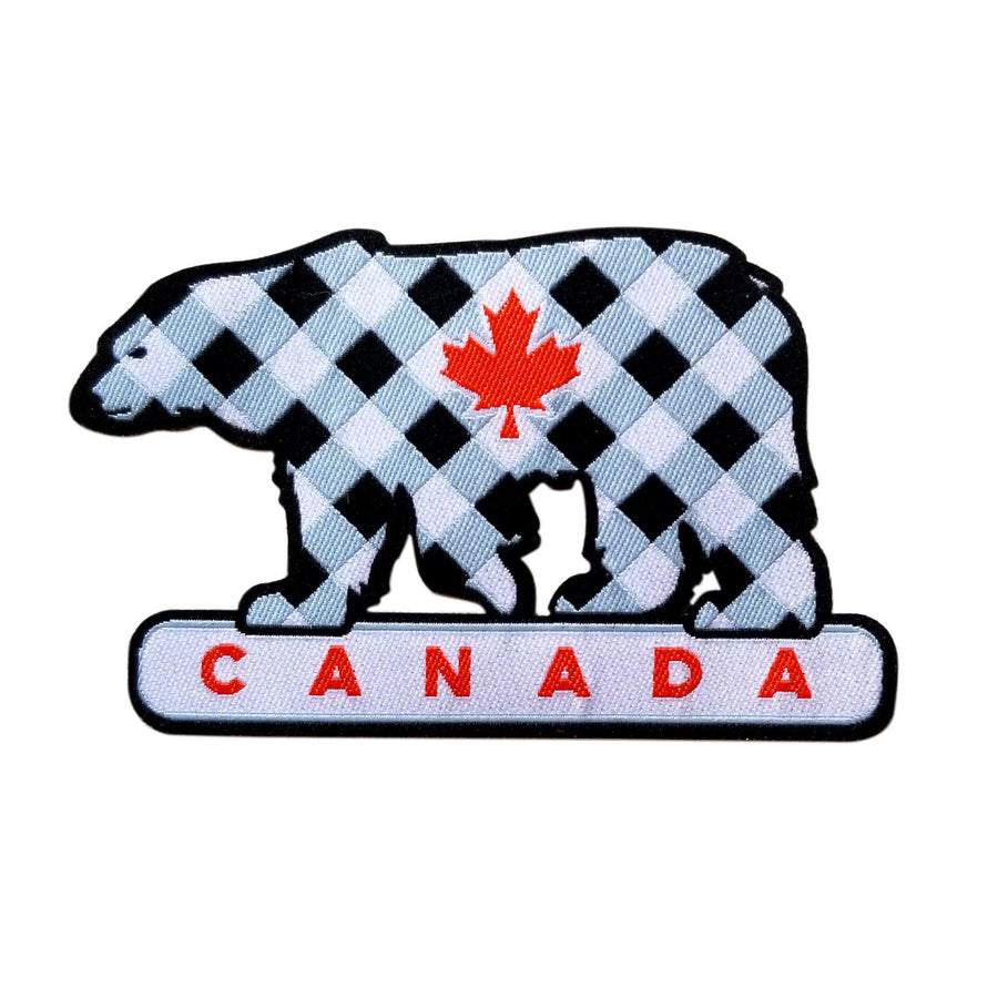Écusson thermocollant ours polaire Canada